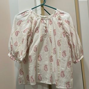 A Loves A Short Sleeve Blouse Size Med Worn Once